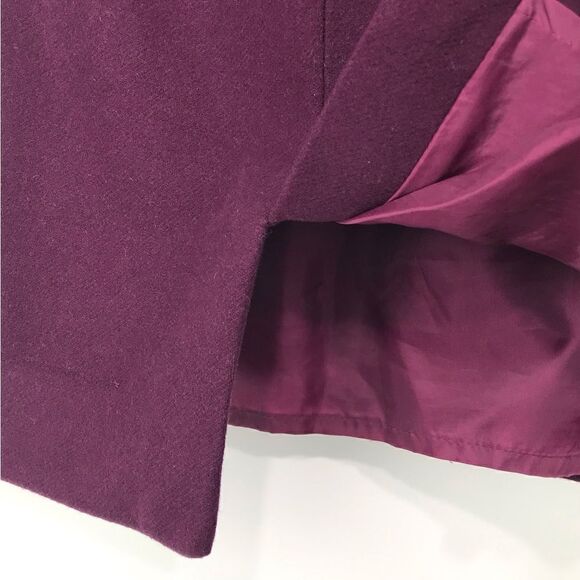 J. Crew The Pencil Skirt Burgundy Wool Blend Skirt - Picture 9 of 9